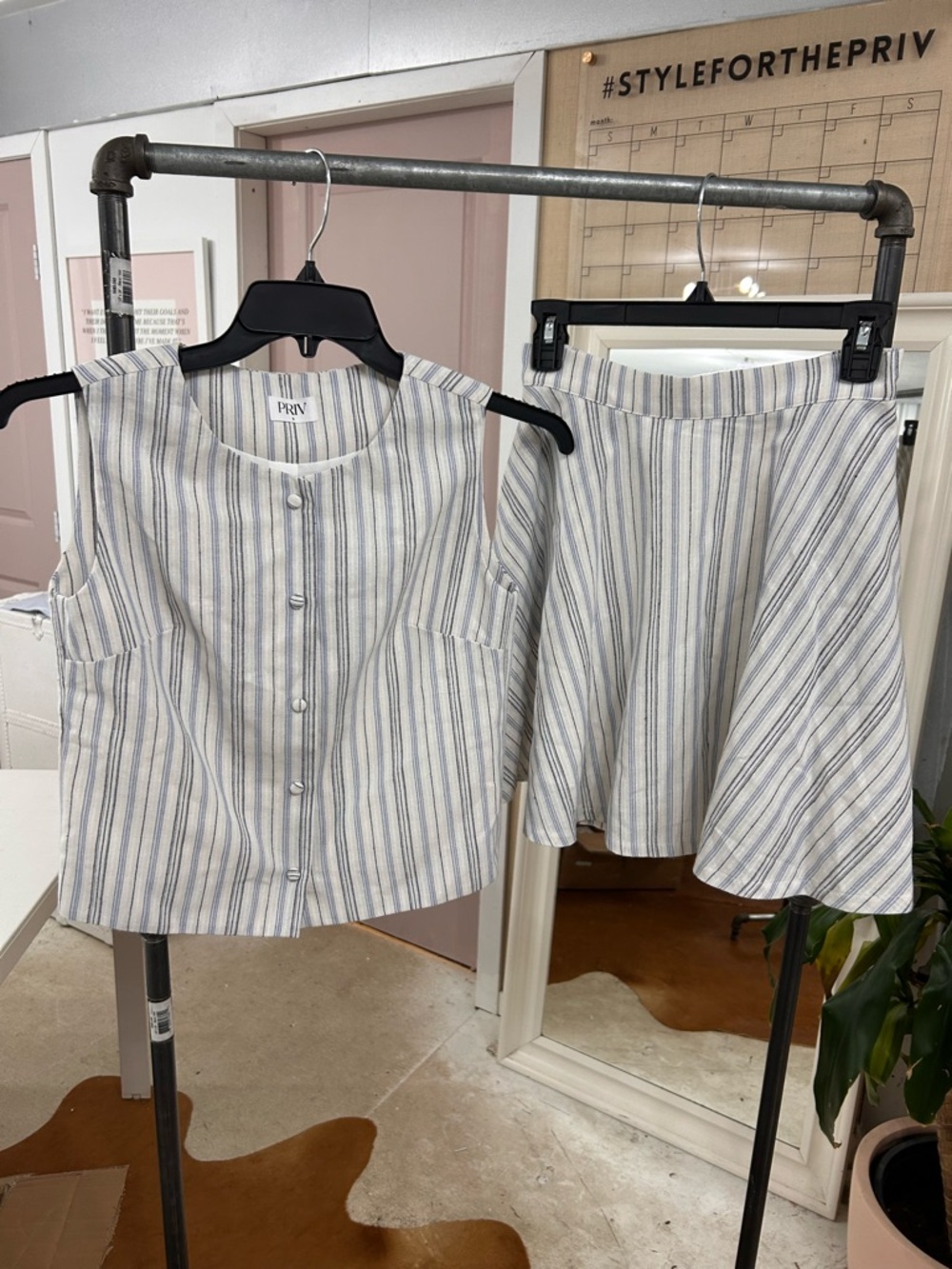 Priv - Tank And Skirt Set NWT Size Small